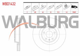 FREN DİSKI ÖN HAVALI 5 BJN 338X30X68X57,3 AUDI A4 1.4 TFSI - 2.0 TDI 2015- / A5 1.4 TFSI - 2.0 TDI 2017- / Q5 2.0 TDI - 3.0 TDI 2016- resmi