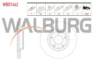 FREN DİSKI ÖN HAVALI 5 BJN 297X28X68X51,5 MAZDA 6 (GJ,GH) 2.0 2013-/ CX-5 (KE) 2.0 - 2.2 D 2011-/ CX-5 (KF) 2.0 2017- resmi