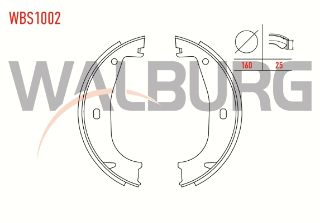 EL FREN BALATASI AKSESUARLI BMW 3 SERISI (E36) 316 İ 160X25 MM 1990-1998/3 SERISI (E36) 318 İ 1990-1998/3 SERISI (E36) 325 D 1990-1998/3 SERISI (E36) 325 İ 1990-1998/Z3 (E36) 1.9 1995-2003 resmi