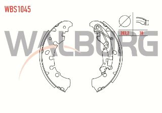 FREN PAPUC BALATA ARKA FIAT GRANDE PUNTO (199) 1.2 MPI LEVYELI 203,2X38 MM 2005-2012/OPEL CORSA D 1.0 2006-2014/OPEL CORSA D 1.2 2006-2014 resmi