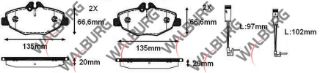 FREN BALATA ÖN FISLI MERCEDES E SERISI (W211) E 320 CDI 2002-2008/(W211) E 280 CDI 2002-2008/(W211) E 200 2002-2008/(W211) E 200 CDI 2002-2008/(W211) E 220 CDI 2002-2008/(W211) E 240 2002-2008 resmi