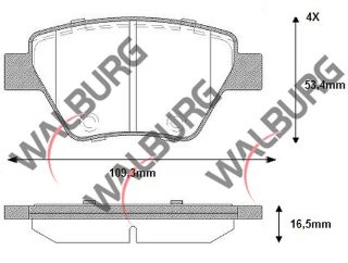 FREN BALATA ARKA GOLF VI 2.0 TSI 2008-2013/ GOLF VI 1.6 TDI 2008-2013/ JETTA IV 1.4 TSI 2011-/ SCIROCCO 1.4 TSI 2008-/ AUDI A3 1.4 TFSI 2003-2012/SEAT LEON 1.4 TSI 2012-/SKODA SUPERB 2.0 TDI 2010-2015 resmi