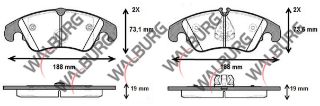 FREN BALATA ÖN AUDI A5 (8T3) 3.0 TDI 2007-2017/ 3.2 FSI 2007-2017/ 2.0 TFSI 2007-2017/ Q5 (8R) 2.0 TFSI 2008-/ 2.0 TDI 2008-/ A5 (8T3) 1.8 TFSI 2007-2017 / BMW 7 SERISI 730 D 2009-/ 740 D 2009- resmi
