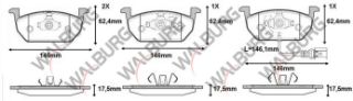 FREN BALATA ÖN FISLI VW GOLF VII 1.6 TDI 2012-/ GOLF VII 1.2 TSI 2012-/ GOLF VII 1.4 TFSI 2012-/ SKODA OCTAVIA 1.4 TSI 2012-/ 1.6 TDI 2012- / SEAT LEON 1.4 TSI 2012-/ 1.2 TSI 2012-/ 1.6 TDI 2012- resmi