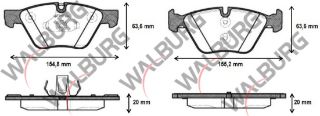 FREN BALATA ÖN BMW 5 SERISI (F10) 520 D 2010-/ 5 SERISI (F10) 520 İ 2010-/ 5 SERISI (F10) 525 D 2010-/ 5 SERISI (F10) 525 İ 2010-/ 5 SERISI (F10) 523 İ 2010-/ 5 SERISI (F10) 528 İ 2010- resmi