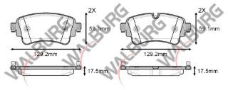 FREN BALATA ARKA AUDI A4 (8W2,B9) 2.0 TDI 2015- / A4 (8W2,B9)  1.8 TFSI 2015-/ Q7(4M) 3.0 TDI 2015- / Q7(4M) 2.0 TFSI 2015- resmi