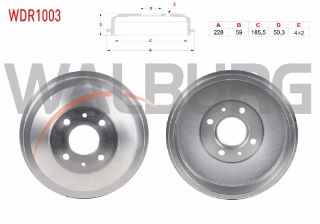 FREN KAMPANASI ARKA 4 DELIK FIAT 131 1300 - 1600 1979-1993 resmi