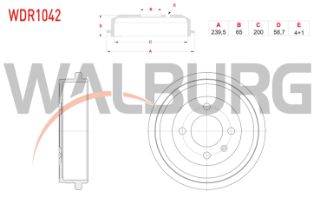 FREN KAMPANASI ARKA 4 DELIK VOLKSWAGEN POLO (6N1) 1.4 1994-1999 / POLO (6N2) 1.4 1999-2001 resmi