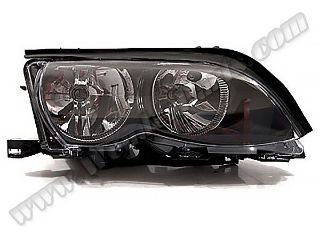 KOMPLE FAR E46 SAG; (SIYAH) -SEDAN- 2002-05 BMW resmi