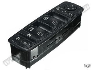 CAM DÜĞMESİ W169 W245 ÖN SOL; SIYAH (KATLAMALI AYNA) MERCEDES resmi