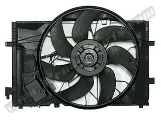 RADYATOR FANI (KOMPLE) W203 00>07 CL203 02>08 S203 01>07 C209 02>09 A209 03>10 R171 04>11 resmi