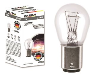 AMPÜL P21W 12V 21W 1016 AMPUL ÇİFT DUY ÇAPRAZ TIRNAK resmi