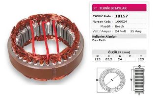 STATÖR 35 AMPER DEV FATIH 24V resmi