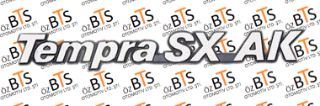 YAZI .. BAGAJ TEMPRA SX - AK ... ( TEMPRA ) 112106 resmi