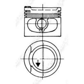 PİSTON+SEGMAN 1.00 81.01MM CADDY I GOLF II/III/IV JETTA I/II A80 A100 CORDOBA İBİZA II TOLEDO I PASSAT POLO SANTANA SCIROCCO VENTO 1.8 1P 2H ABS ADZ DS DX DZ EV GU GX GZ HT JH JV KT NE PB PF RH RV 82-99 TAKIM resmi