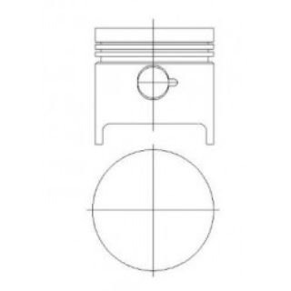 PİSTON+SEGMAN 0.60 84.00MM M131 DOĞAN ŞAHİN KARTAL 1.6 TAKIM resmi