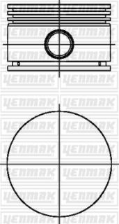 MOTOR PİSTON SEGMAN STD MERCEDES TAKIM resmi