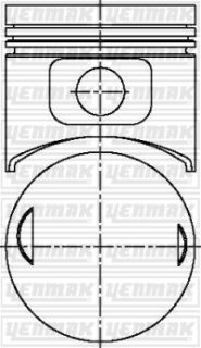 MOTOR PİSTON SEGMAN STD 190-200-190E-200 TAKIM resmi