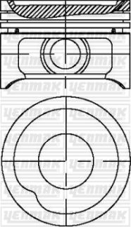X MOTOR PİSTON SEGMAN STD CORSA-KADET-ASTRA-COMBO 1.4İ 90-93 1.4 NV/ C1.4 NZ 77.6 TAKIM resmi