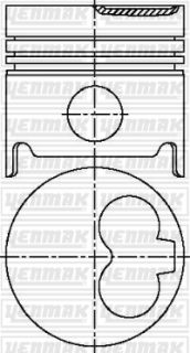PİSTON SEKMAN STD R18-R20-R21-R25-R30TD TAKIM resmi
