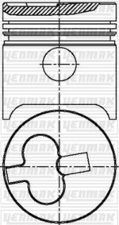 MOTOR PİSTON SEGMAN STD TOYOTA 98MM TAKIM resmi