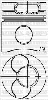 MOTOR PİSTON SEGMAN STD Ç: 92 TMD 31/41 A/TAMD31/41 A/AQAD 31/41 A TAKIM resmi