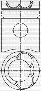 MOTOR PİSTON SEGMAN STD Ç: 130.18 TD 120 C/D/E TAKIM resmi