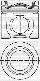 MOTOR PİSTON SEGMAN STD Ç: 131 DH12 E. FH13 360/400/440. FM13 360/400/440 TAKIM resmi