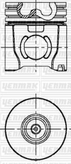 MOTOR PİSTON SEGMAN STD Ç: 92 MD-TAMD-KAD-KAMD 31-32-41-42-43-44 TAKIM resmi