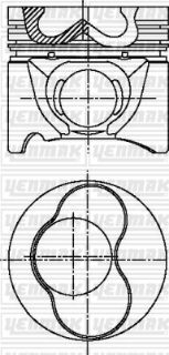 MOTOR PİSTON SEGMAN STD AUDI 80 1.9 TAKIM resmi