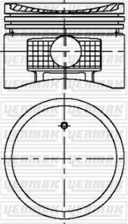 MOTOR PİSTON SEGMAN STD NİSSAN 73.6MM TAKIM resmi