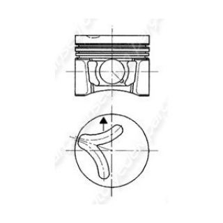 MOTOR PİSTON SEGMAN 0.25 318 COMPACT-TDS-325 TDS-525 TDS-725 TDS TAKIM resmi
