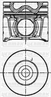 PİSTON+SEGMAN STD 93.00MM RANGER 2,5TD 143PS 06>12 MAZDA BT50 06-> 6M34 / WL-C TAKIM resmi