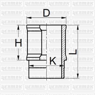 MOTOR GÖMLEĞİ P505 ZDJL-ZDJK-J7T 980/892 88.00 ÇAP STD resmi