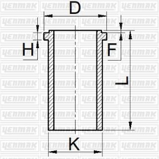 MOTOR GÖMLEĞİ STD KİA 98MM resmi