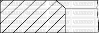 SEGMAN STD ACCENT ERA 06-> BENZİNLİ  76.5MM TAKIM resmi