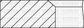 SEGMAN 0.50 MAZDA E2200 YM 99->  86.5MM TAKIM resmi