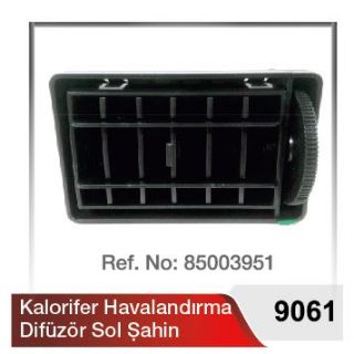 KALORİFER HAVA ALMA DİFÜZÖR SOL ŞAHİN resmi