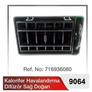 KALORİFER HAVA ALMA DİFÜZÖR SAĞ DOĞAN DOĞAN SLX resmi