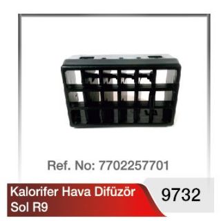 KALORİFER HAVALANDIRMA DİFÜZÖRÜ SOL R9 resmi