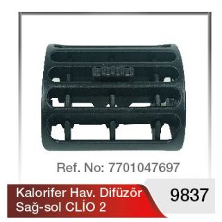 KALORİFER HAVA DİFRİZÖRÜ SAĞ-SOL CLİO II resmi