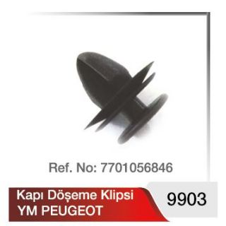 KAPI DÖŞEME KLİPSİ YM PEUGEOT resmi