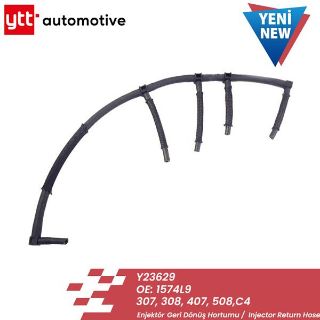 ENJEKTOR GERİ DÖNÜŞ HORTUMU 307 308 407 508 C4 11.2004 - 07.2011 resmi