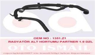 RADYATÖR ALT HORTUMU BERLİNGO I 96-15 resmi