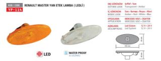ÇAMURLUK SİNYALİ MASTER III 10> MOVANO B 10> NİSSAN NV400 LEDLİ SARI resmi