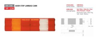 STOP LAMBASI CAMI SAĞ - SOL MERCEDES ACTROS / AXOR / AXOR II / ACTROS MP2-MP3 / (7 FONSIYONLU) resmi