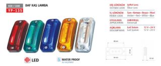 KAS LAMBASI LEDLİ DAF BEYAZ LEDLİ 12/24V resmi