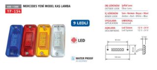 KAS LAMBA Y.M. MERCEDES TİP SARI LEDLI resmi