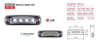 KAS LAMBA LEDLİ MERCEDES TRAVEGO BEYAZ 12V-24V resmi