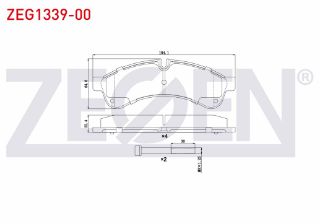 FREN BALATA ARKA İKAZLI IVECO DAILY IV 2.3İ 2006-2011 resmi
